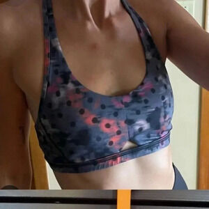 LULULEMON INTRINSIC SPORTS BRA IN WINDY BLOOM REGAL PLUM SIZE 6